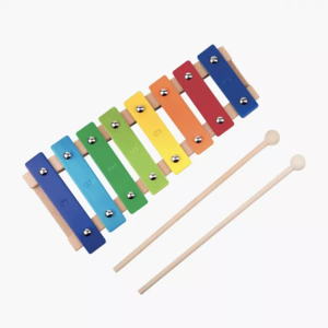 MÉTALLOPHONE AVEC DEUX MAILLOCHES "LES POPIPOP"