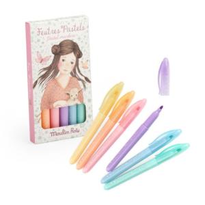 BOÎTE DE SIX FEUTRES PASTELS "les Rosalies"