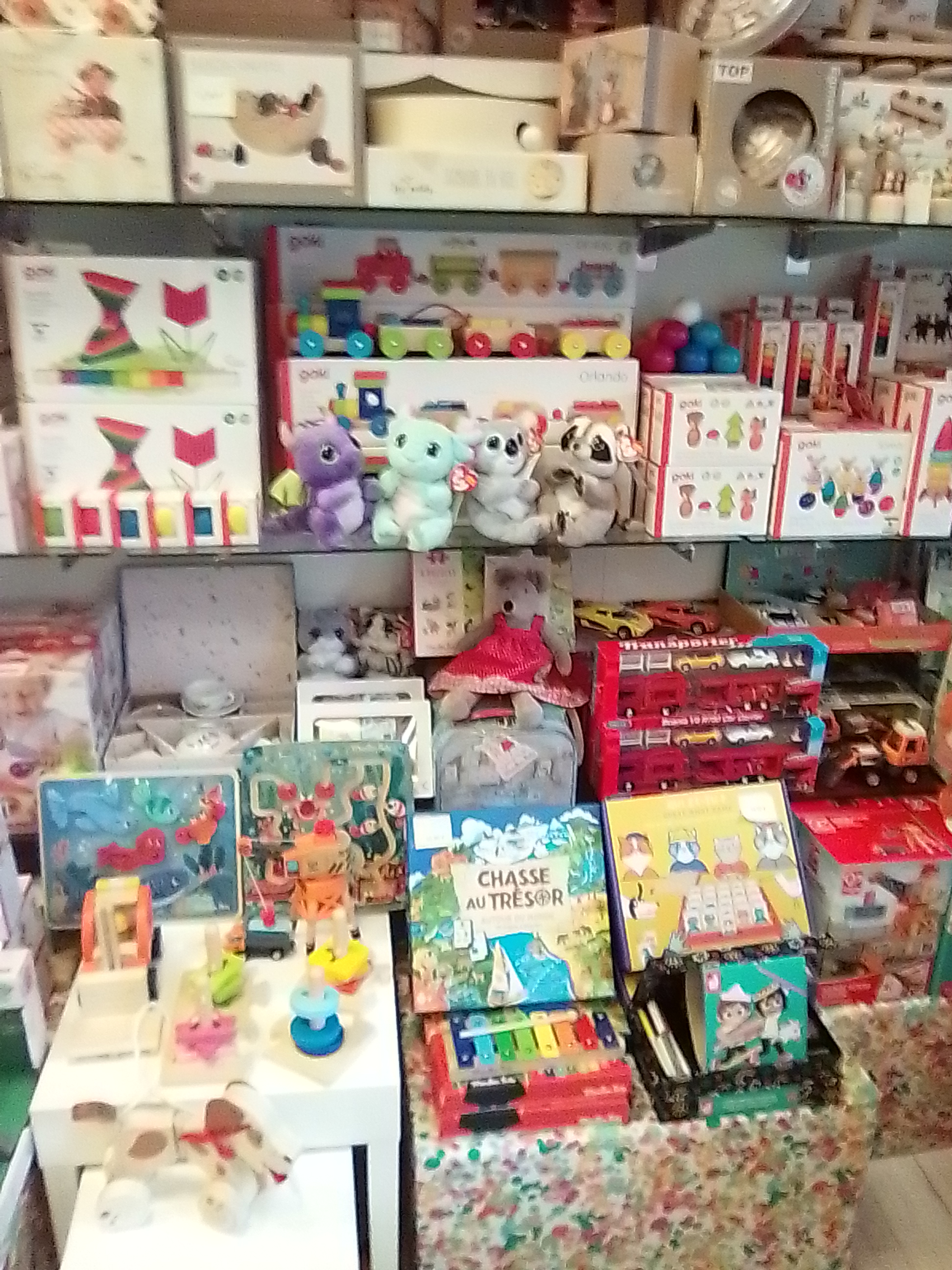 intérieur de la boutique parisienne
