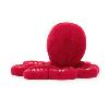 PELUCHE LE PETIT POULPE COLORIS ROUGE CRANBERRY