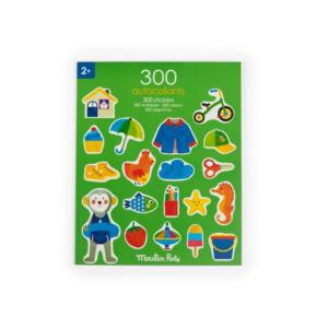 CAHIER DE 300 STICKERS REPOSITIONNABLES "les Popipop"