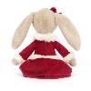 PETITE PELUCHE LAPIN EN TENUE DE NOËL