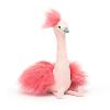 PELUCHE L'OISEAU FOUFOU LE FLAMANT ROSE