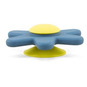 JOUET EN SILICONE PÉTALOUNE BLEUE 6 PÉTALES