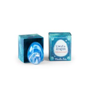 ŒUF DE DRAGON BLEU BALLE REBONDISSANTE 