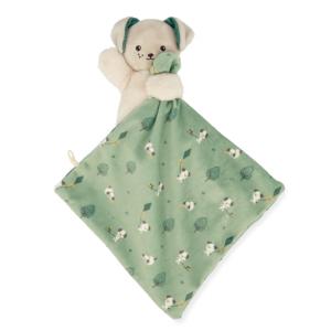 DOUDOU CARRÉ LE PETIT CHIEN VERT CLAIR