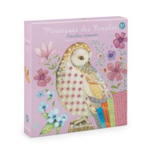 COFFRET DE CINQ CARTES MOSAÏQUES "les Rosalies"