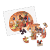 4 MINI PUZZLES DE 12 PIÈCES LES REPAS DES MINOUCHKAS