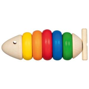 FELIX LE POISSON EN BOIS MULTICOLORE À ENFILER 