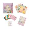 COFFRET DE CINQ CARTES MOSAÏQUES "les Rosalies"